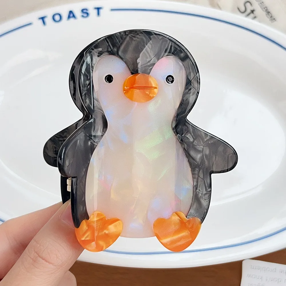 

Sea Lion Seal Acetate Hair Clip Geometry Ponytail Clip Ocean Animal Shark Clip Lovely Novetly Creative Hair Claw Daily