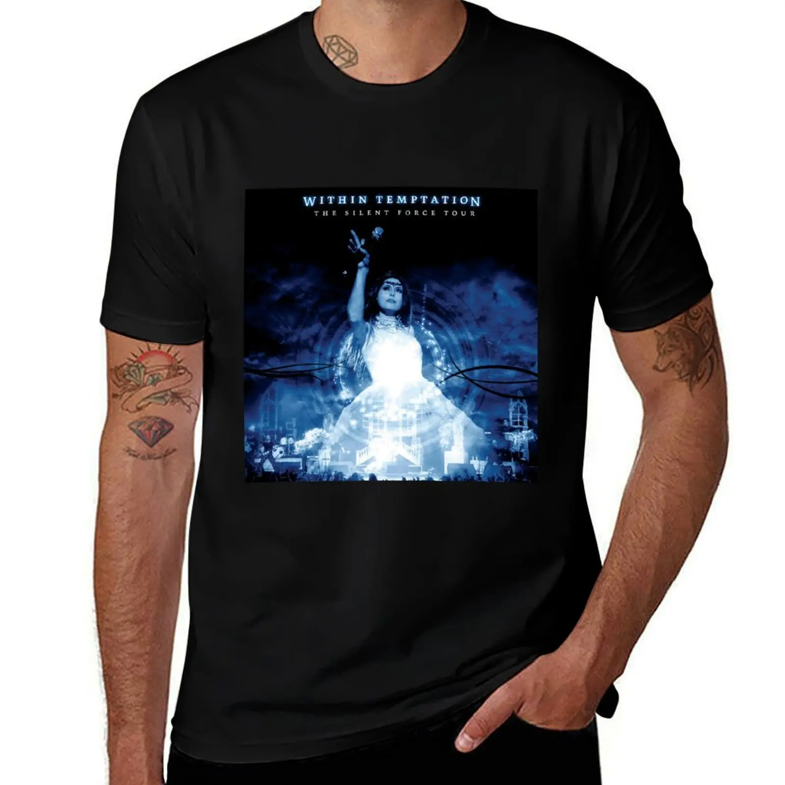 Within Temptation the silent force tour T-Shirt Summer Fashion Casual Tee Shirt