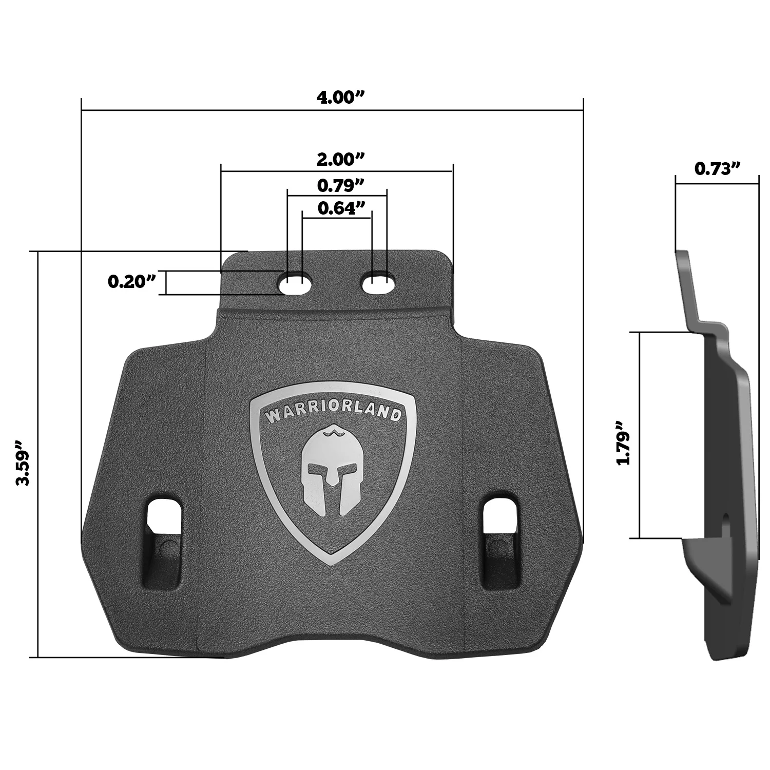 1.75'' Paddle for Holster OWB Holster Paddle Kit Outside Waistband Paddle for Holsters Paddle Kit with Metal Washers