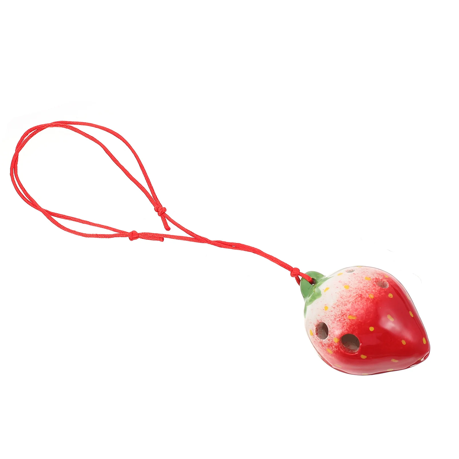 

Clear Sound Ocarina Strawberry Shaped Ocarinas Six Hole Recreational Wind Instruments Beginner