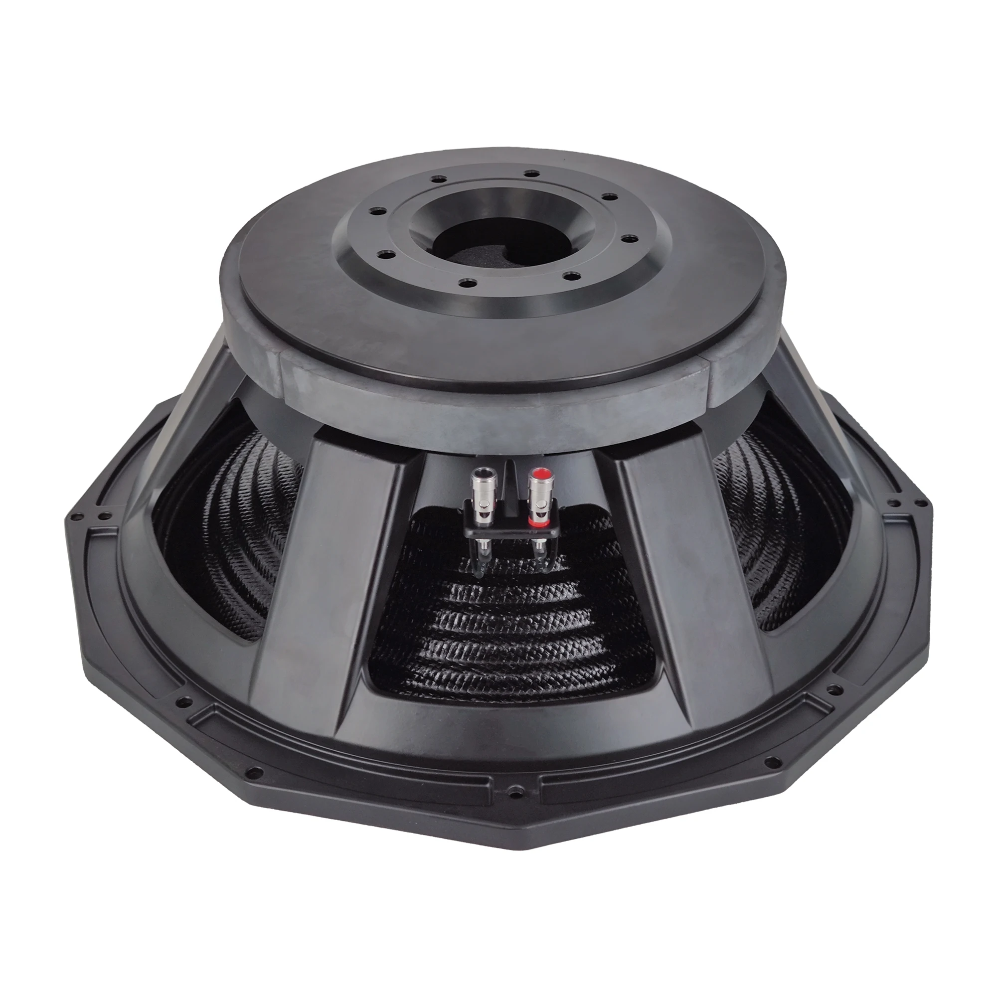 Professional 18-Inch Glass Fiber Subwoofer Loudspeaker with 2000W Woofer 5-Inch Voice Coil Double Spider
