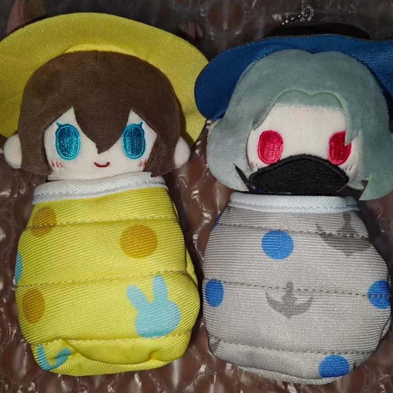 

14cm Anime Game Arknights Doctor Amiya Sleep Bag Kawaii Animal Cosplay Soft Cotton Doll Keychain Cartoon Mini Toy Figures Gifts