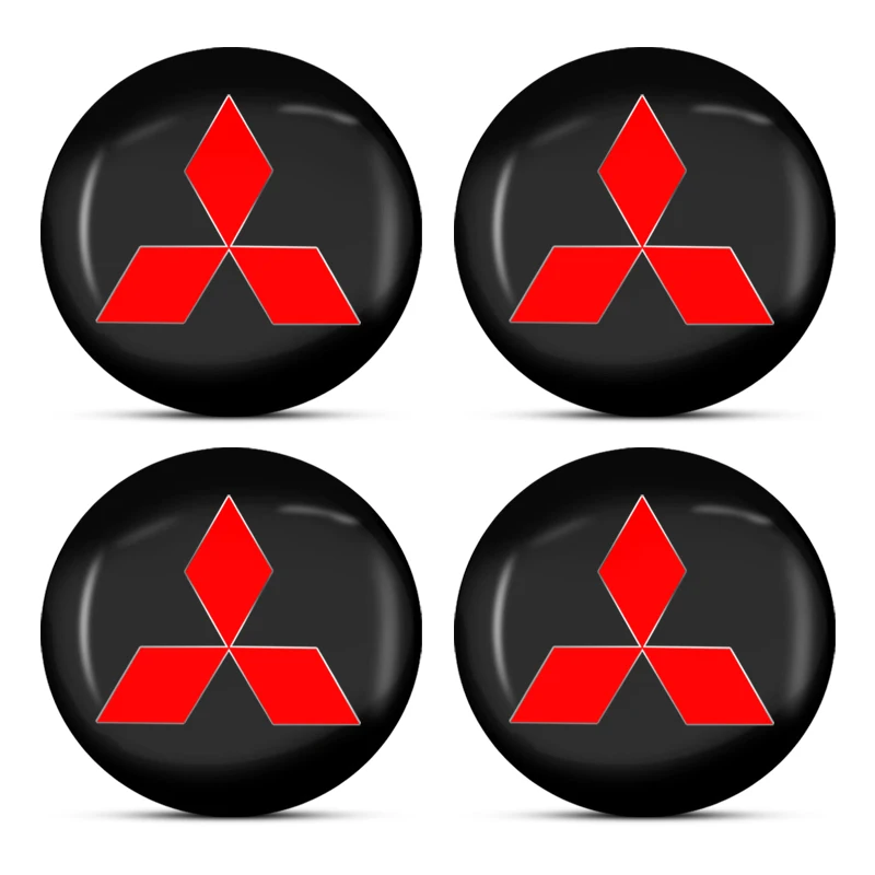 Car Badge Auto Car Wheel Center Hub Caps Rim Caps Covers For Mitsubishi Lancer Ralliart 10 3 9 EX Outlander ASX L200 Accessories