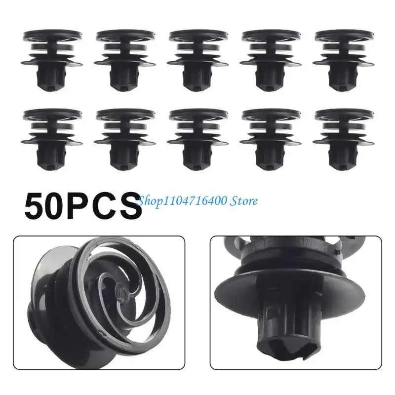 

y1gd Car Door Panel Card Trim Fasteners Retainers Improved Interior Appearance 50pcs