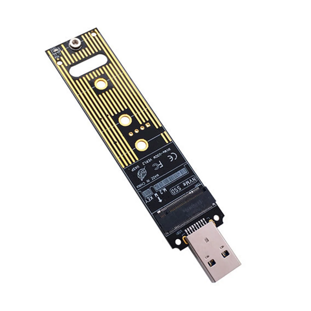 

M.2 NVME SSD To USB 3.1 Adapter USB3.1 M.2 NVME USB 3.1 Adapter JMS583 Chip M.2 NVME To USB Card Reader for PCI-E/M.2 Nvme SSD