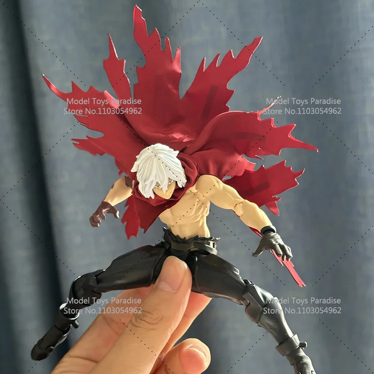 1/12 Man Soldaat Shigaraki Tomura Mantel Japanse Cartoon Mijn Held Academia Rode Onregelmatige Cape Fit 6Inch Actiefiguurmodel