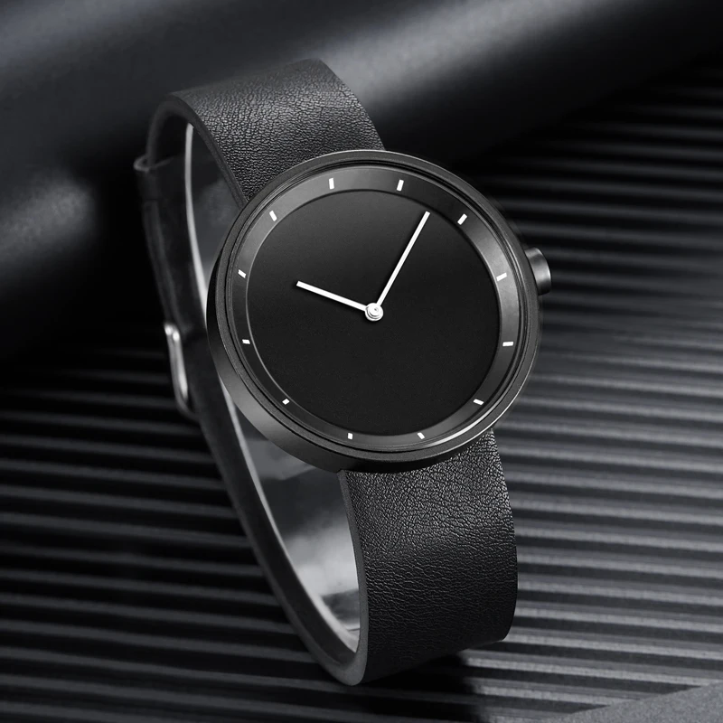 YAZOLE Watches Men Minimalist Two-Handed With Inner Shaded Roman Letter Scale Quartz Wristwatches Waterproof Student Clock