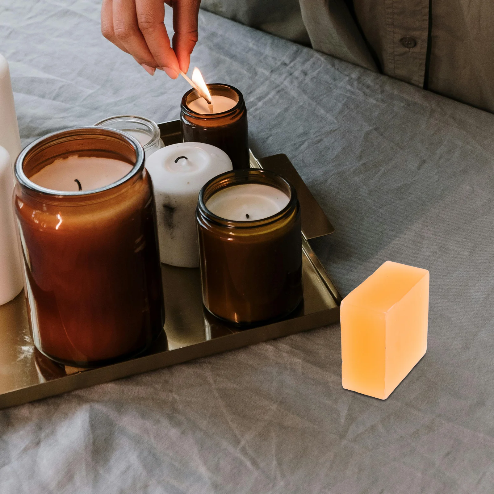 

Natural Scented Melts Cubes Long Lasting Paraffin Wax For Wax Warmer Spa Relaxation Fall Yoga Bath Home Decor Gel Melts Organic