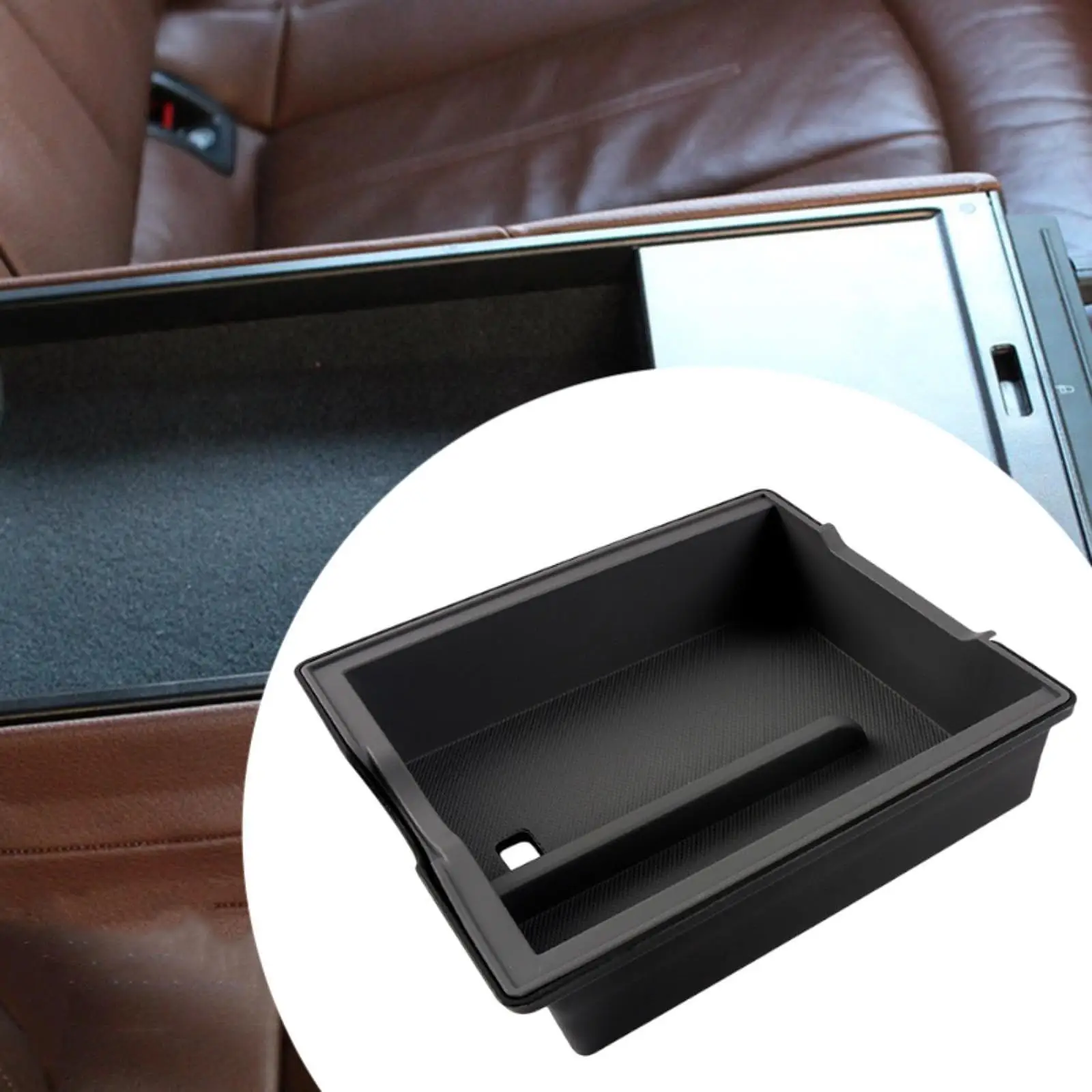 

Center Console Storage Box Replacement 6.5x7.2x2inch Container for Model Y 3 Car