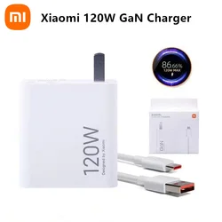 Xiaomi Mi 120W GaN Charger USB-A Output Fast Charging with 6A Type-c Cable