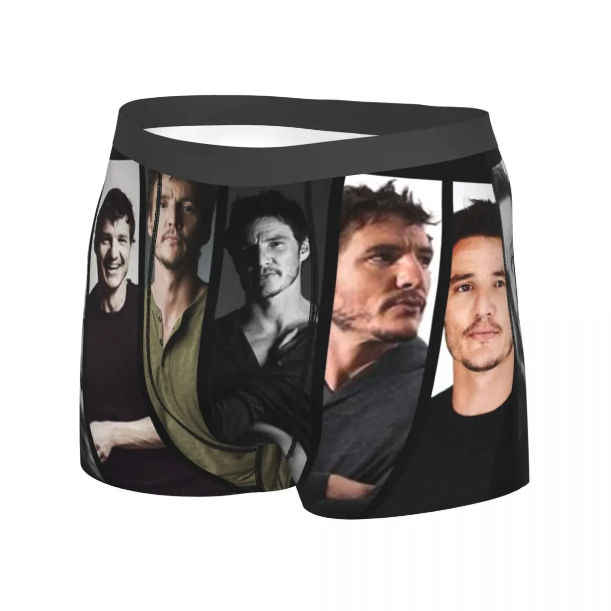 Novelty Boxer Pedro Pascal Collage Trendy Shorts Panties Briefs Man Underwear Handsome Soft Underpants for Male S-XXL