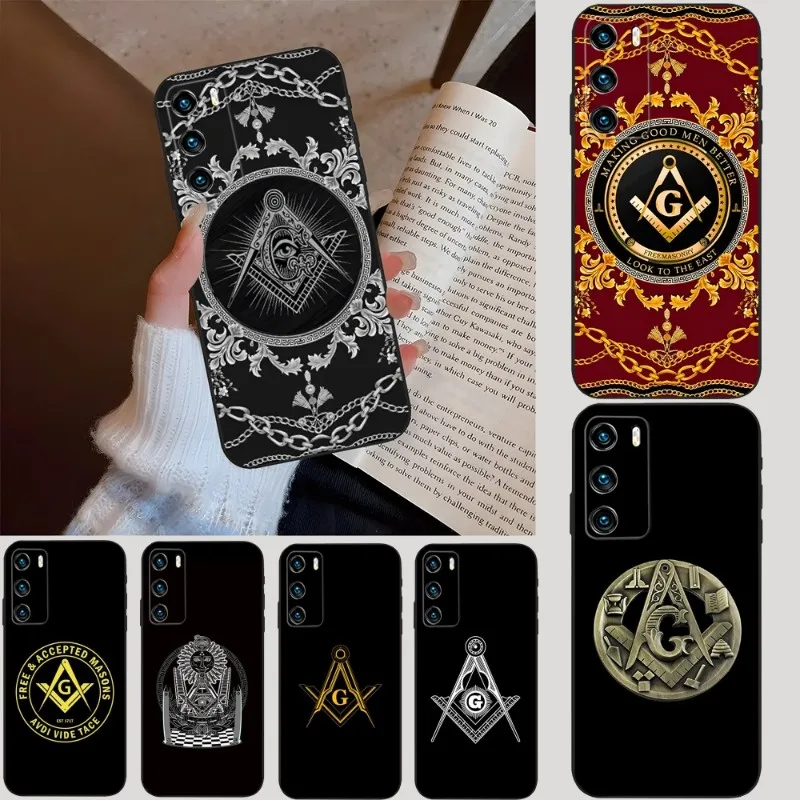 Free And Accepted Masons Phone Case For Huawei Y9 Y7 Y7A Y7P Y6 Y6Pro Y5 Y5P Prime 2020 2019 2018 2017 Nova 9S 9RO 9SE Cover