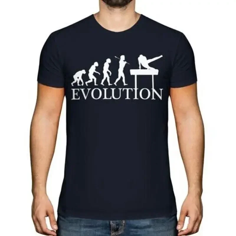 Pauschenpferd Evolution Of Man Herren T-Shirt Geschenk Kleidung