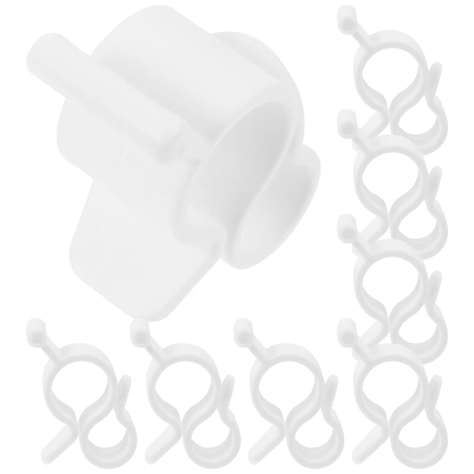 

10Pcs Rv Awning Hooks Heavy Duty Plastic Camper Hangers for Sunshade Lights Wires Hanging Accessories Camping Trailer Use