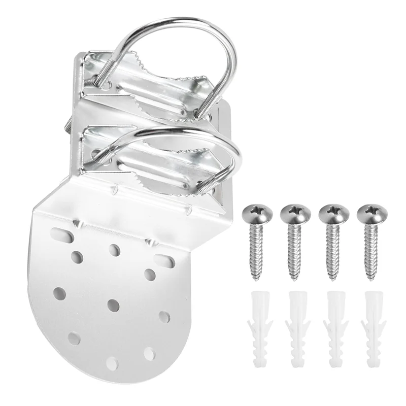 

ABSQ-для кронштейна наружной антенны с двойным U-образным зажимом для крепления на столб для антенны LDPA для наружного держателя домашнего использования