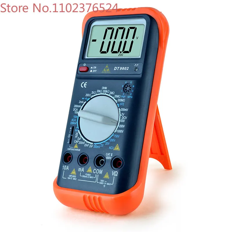 

Shanchuang Digital Multimeter High Precision DT9201/DT9802/DT9804 Digital Display Universal Meter Electrician Maintenance Table