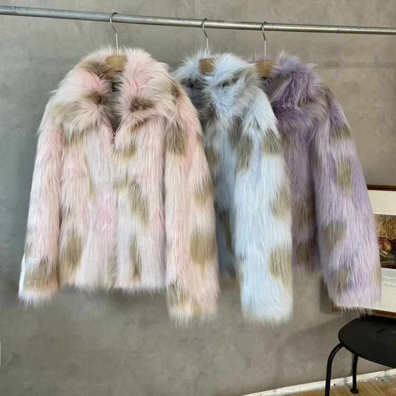 

Thickened Fur Coat Women's Jacket 2025 Winter New High-end Loose Coat Lady Clothing