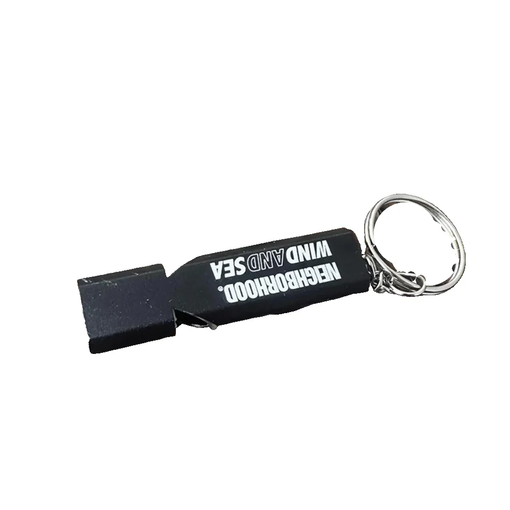 Chao brand NBHD double-hole high-frequency outdoor survival whistle survival self-saving aluminum alloy key chain whistle