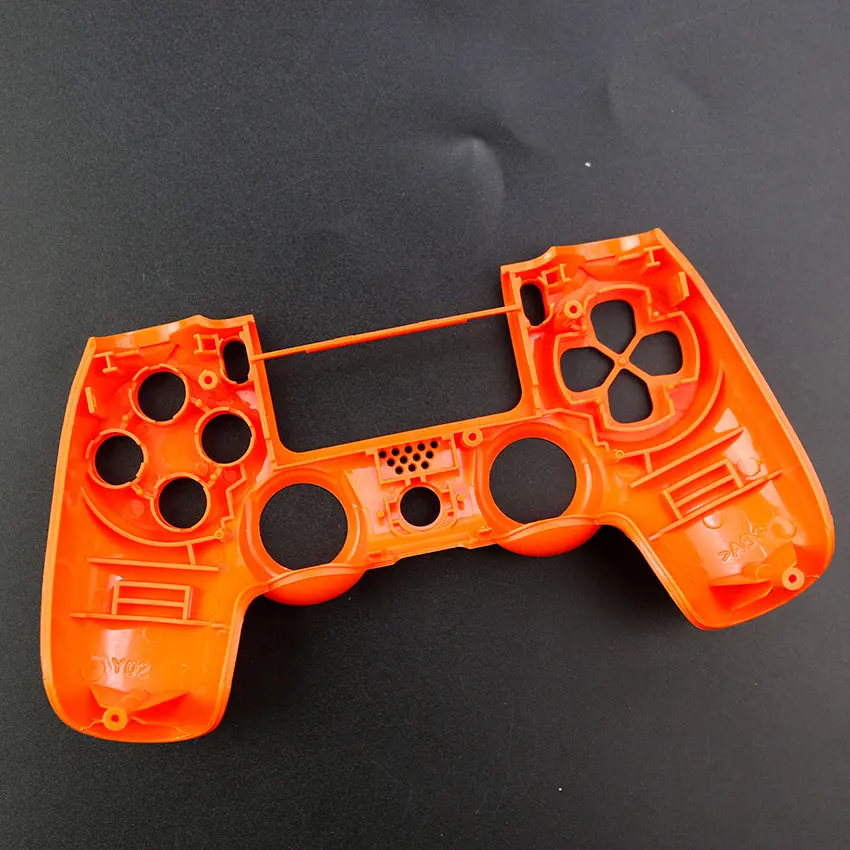 Cltgxdd 1piece FOR PS4 controller JDM 040 front shell replacement part, hard plastic spray painted color shell on top cover