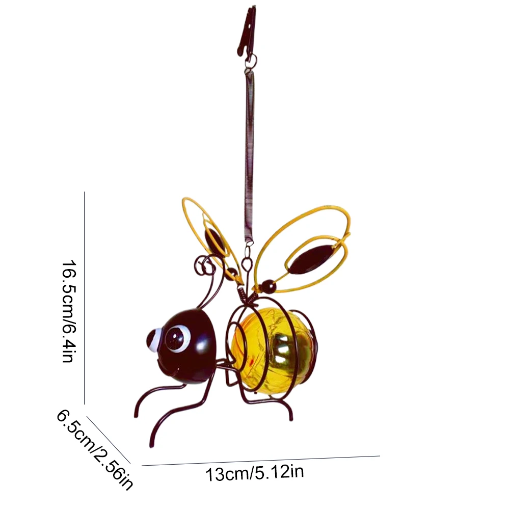 Светодиодная подвесная лампа с летающими животными, милая статуя на солнечной энергии, орнамент, лампа IP44, водонепроницаемая, для двора, балкона, крыльца, украшение для сада