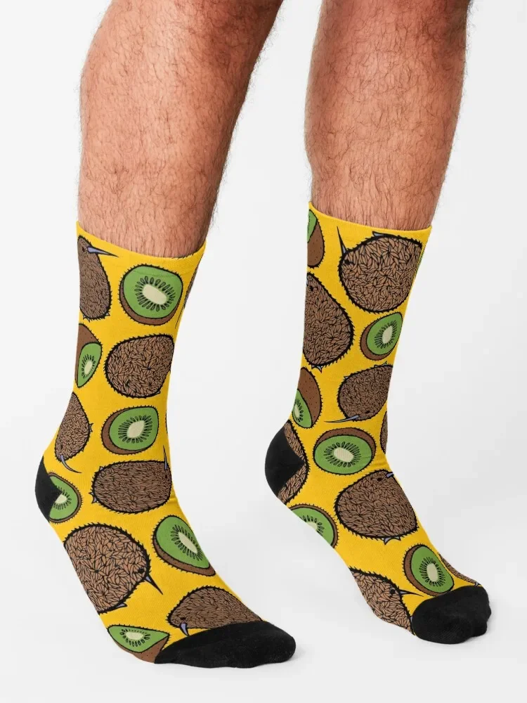 Kiwi-calcetines de fiesta para hombre y mujer, medias de hip hop para correr