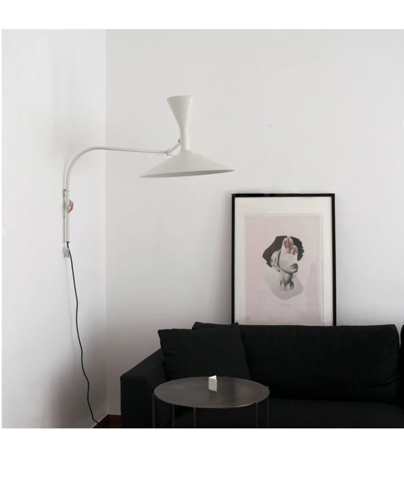 Italy Designer Wall Light Living Room Rotatable Sconce