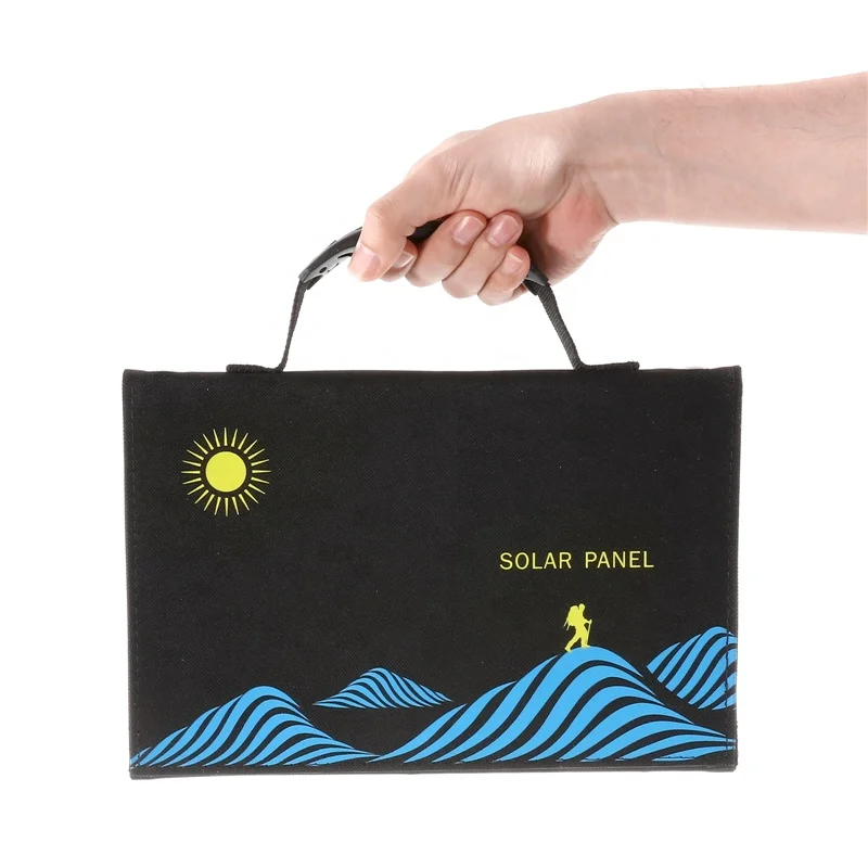 Hot selling foldable solar panel charger 40W portable solar bag wide application solar Panel