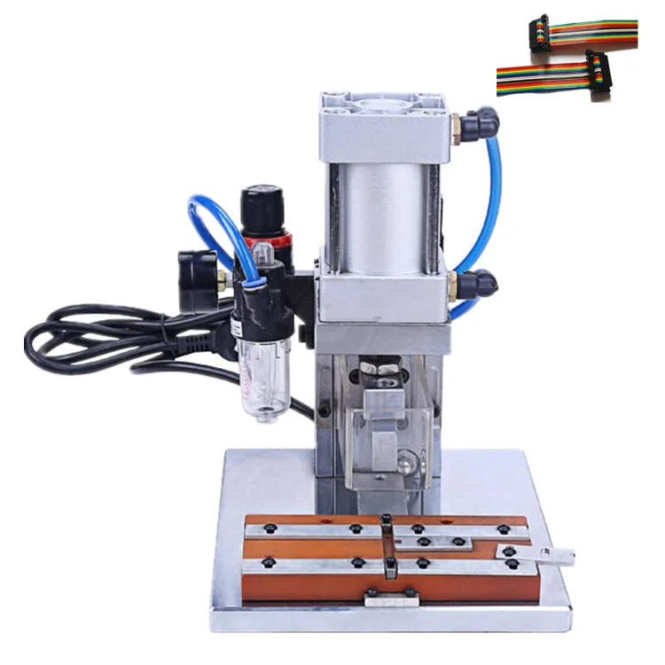 

Chinese Factory's Low Price IDC Connector Crimping Machine For Assembly Of Flat Ribbon Cable (FRC) Cable Manufacturing Equipment
