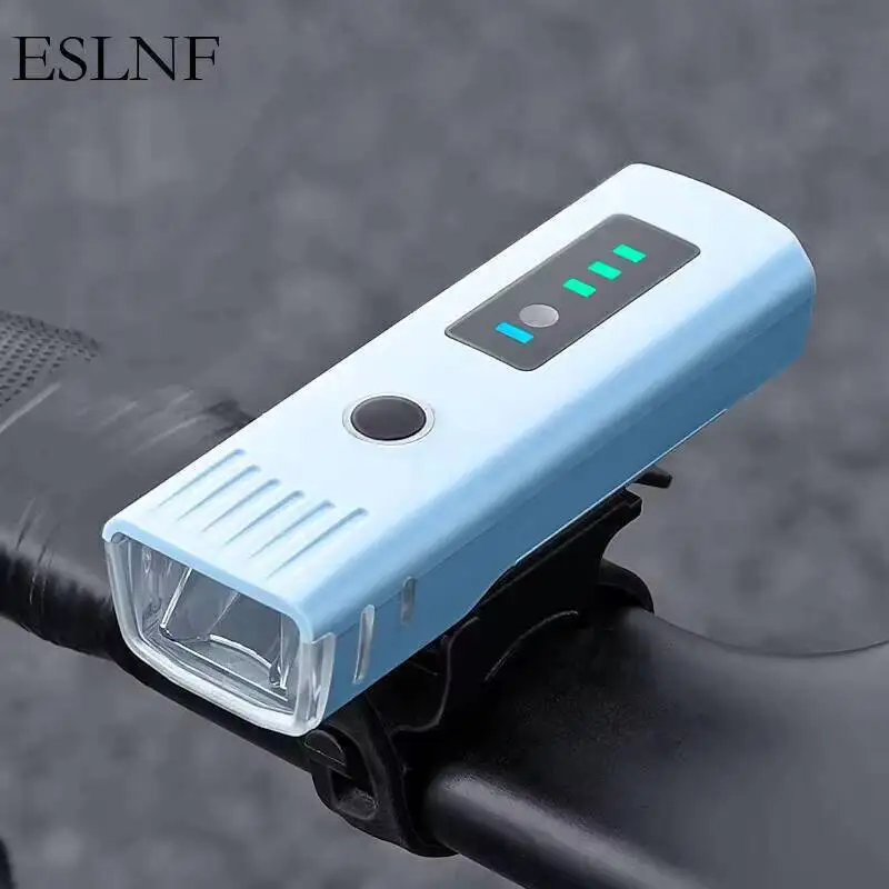 ESLNF Front Bicycle Light Bicycle Light Bicycle Headlight Intelligent Sensor Rainproof TYPE-C Charging Bicycle Accessories