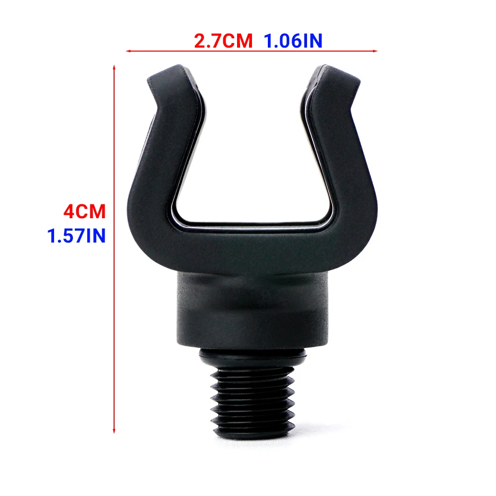Hirisi 4Pcs Carp Fishing Rod Rest Pod Head Gripper Set Universal Adaptor for Fishing Alarms Rod Pods & Bank Sticks - view 3