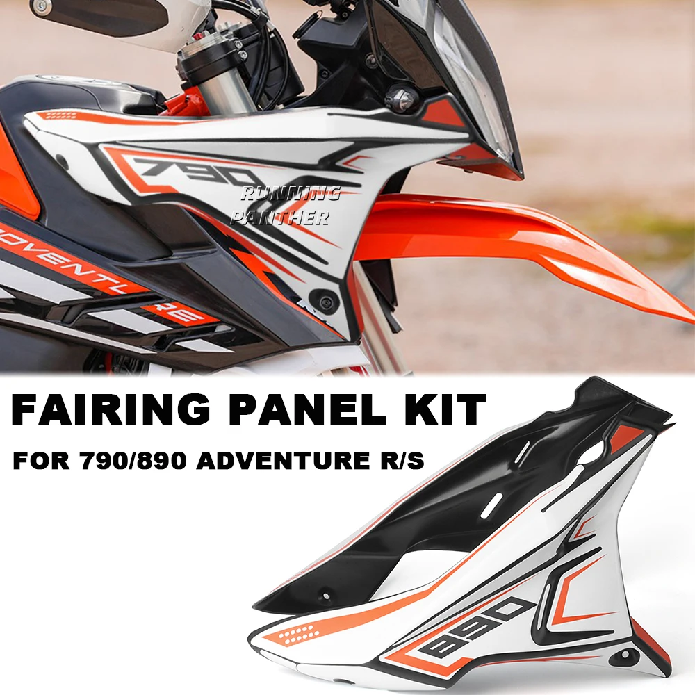 For 790 890 ADV Adventure R S 2022 and Before Year Motorcycle Front Fairing Side Panels Wind Deflector Windscreen Plate Cover