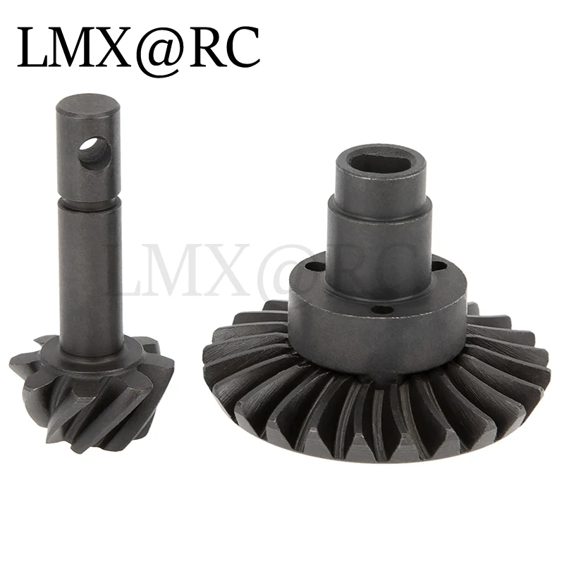 Racing Locker Bevel Gear 8/24/27/30T Steel Spiral Bevel Gear Front Rear Axle Gear for Axial SCX10 II III Capra 1.9 UTB AR44