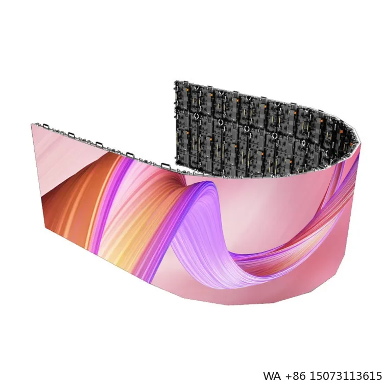 

Outdoor P2.6/P2.9/P3.9 LED Display Hot Selling Curved/Round 500x500mm Rental Panel for Events