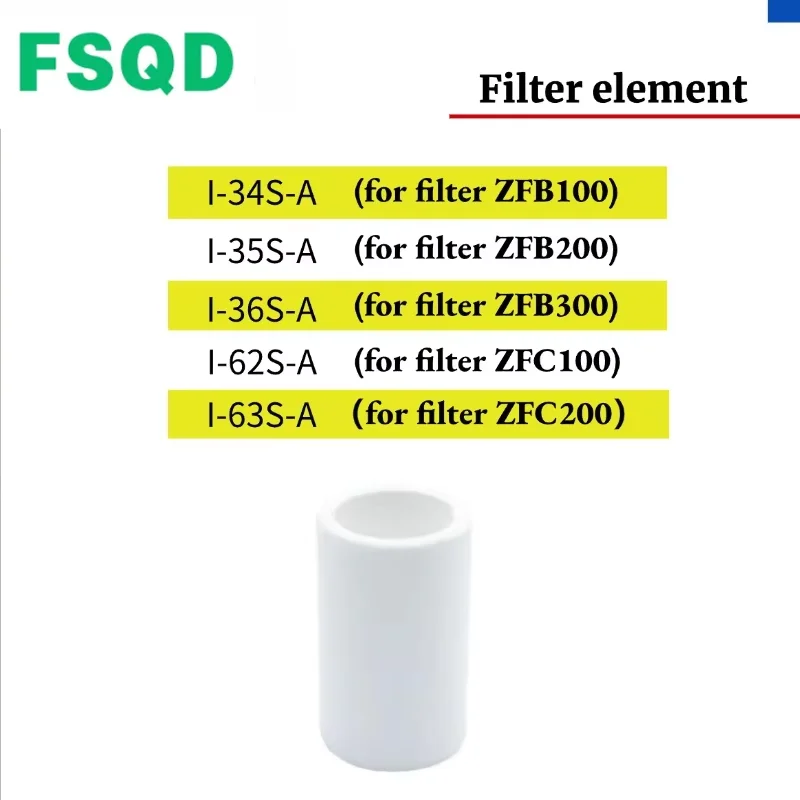 I-36S-A Filter cotton I-62S-A I-63S-A I-34S-A I-35S-A  filter element Auxiliary components pneumatic component Pack of 10