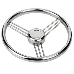 Boat Steering Wheel 316/304 Stainless Steel Steering Wheel High Quality Inflatable Boat Steering Wheel