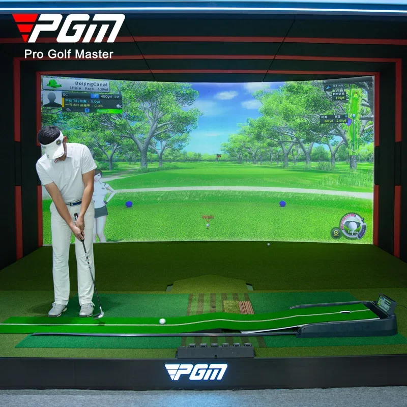 PGM Golf ไฟฟ้าพัตเตอร์ Practitioner รีโมทคอนโทรล Lifting Voice Broadcast คะแนนอัตโนมัติ/นับจังหวะ Practice