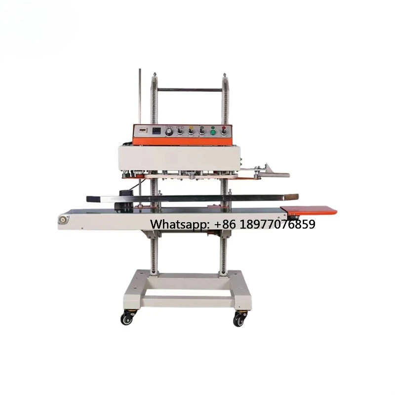 2026 Flour Pet Food Potato Chips Sand Adjustable-height Semi-Automatic Electric Vertical Sealing Machine For Bags Paper Bearing