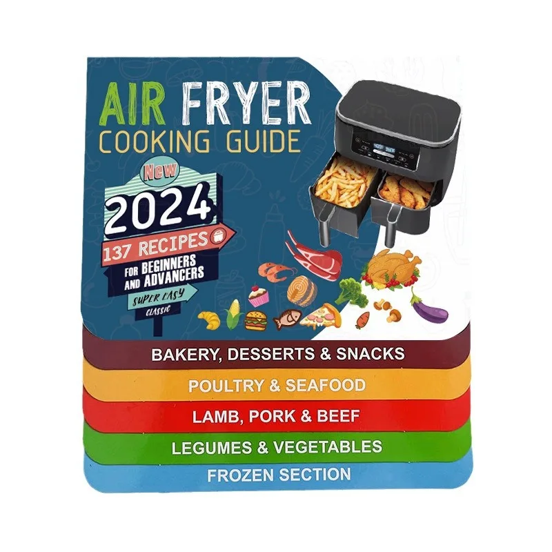 Customized. Amazon Cross-Border Cooking Schedule Refridgerator Magnets Pressure Cooker Air Fryer Magnetic Sticker Wall Calendar
