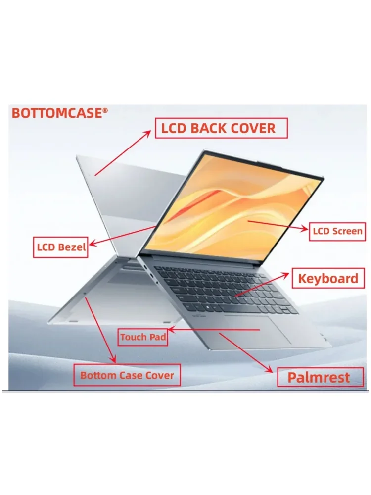 Imagem -06 - Laptop Lcd Tampa Traseira Moldura de Tampa Traseira ab Shell Tela Lcd Tampa Frontal Asus Vivobook15x S5500f S531f X531f S532f Novo