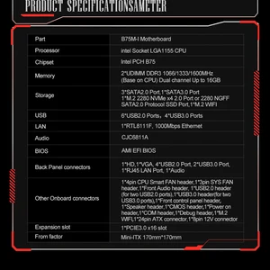 أفضل 11 مجموعة من اللوحات الأم لمعالج i5 - رقم 7