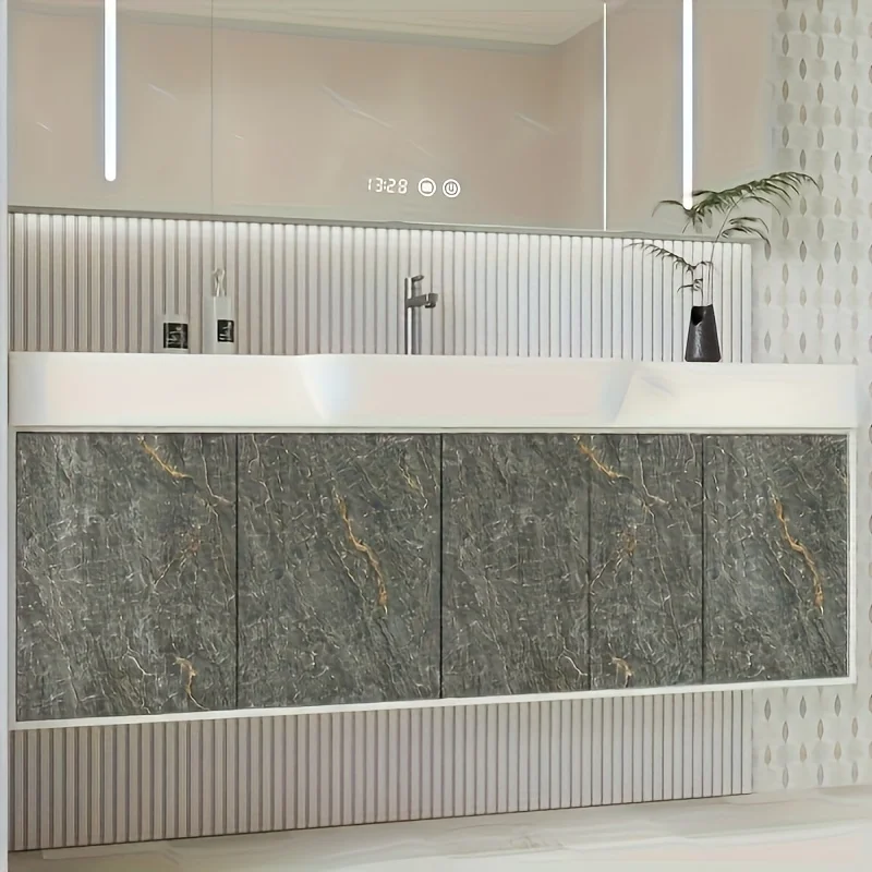 

Самоклеящиеся обои под мрамор, водонепроницаемые, легко клеятся и снимаются, для кухонных столешниц, стен, шкафов, домашнего декора, элегантные обои