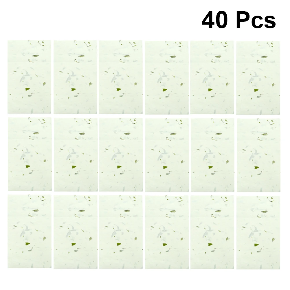

40 Sheet Calligraphy Rice Paper Xuan Scrapbook Chinese Ricepaper for Letter Writing Work Parchment