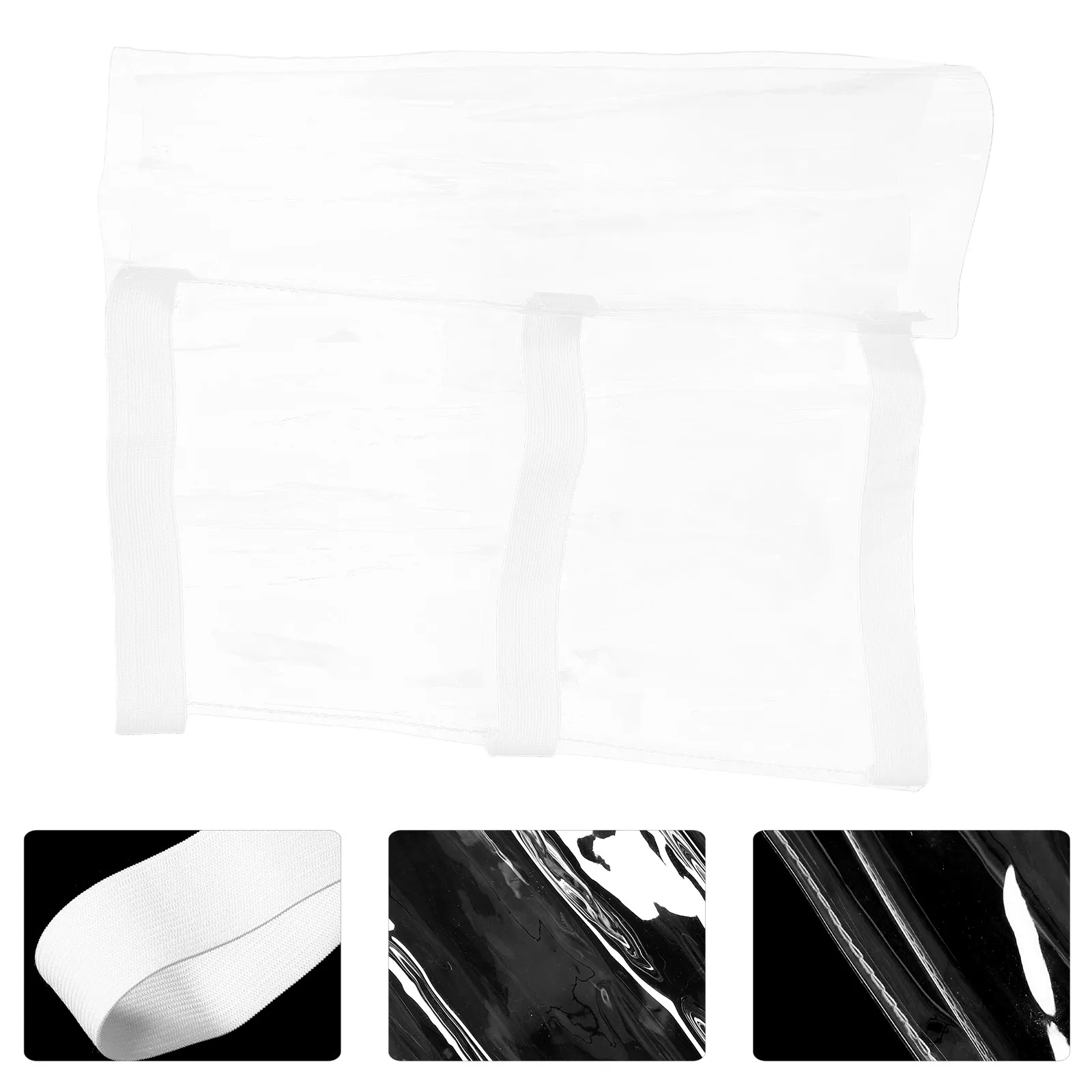 

Прозрачный защитный чехол-накладка на подножку стоматологического кресла с эластичными лентами для стоматологических клиник и салонов красоты