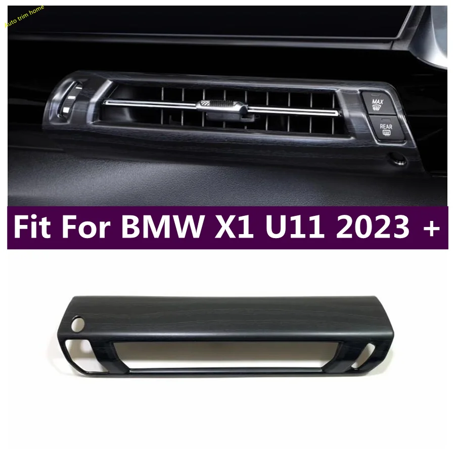 

Dashboard Central Air Conditioning Outlet AC Vent Decoration Frame Cover Trim Fit For BMW X1 U11 2023 2024 Car Accessories