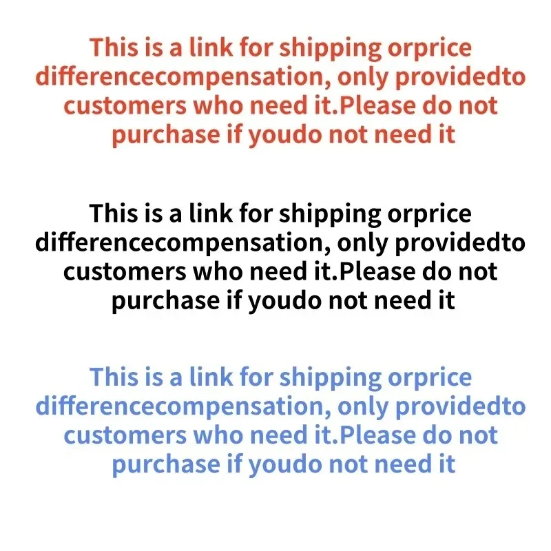 【In stock】  Please See Here for VlP Customized Products.Special for replenishment link