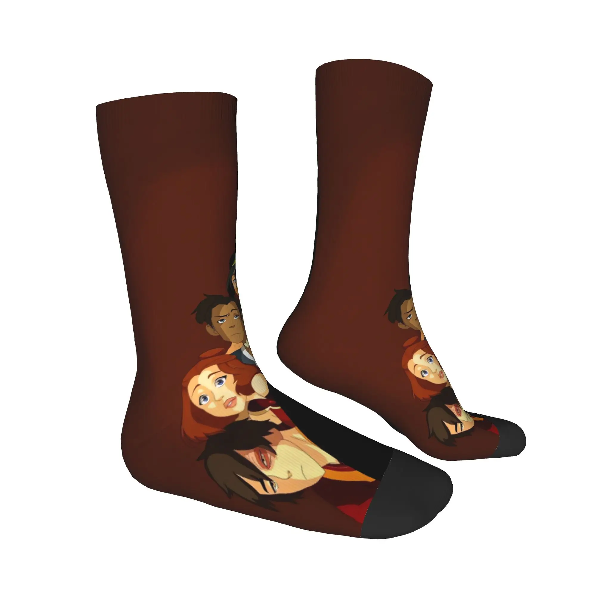 Ancient Element World Socks  Fashion Stockings Autumn Anti Bacterial Men Socks High Quality Printed Running Sports Socks