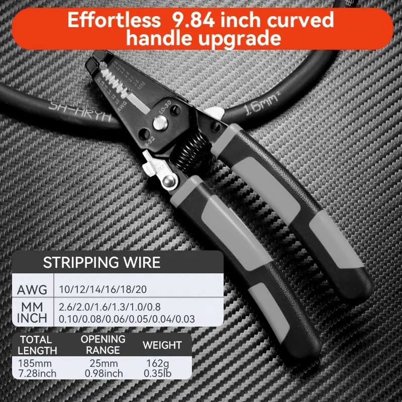 Used for wire cutting machines, wire stripping pliers, and wire crimping tools