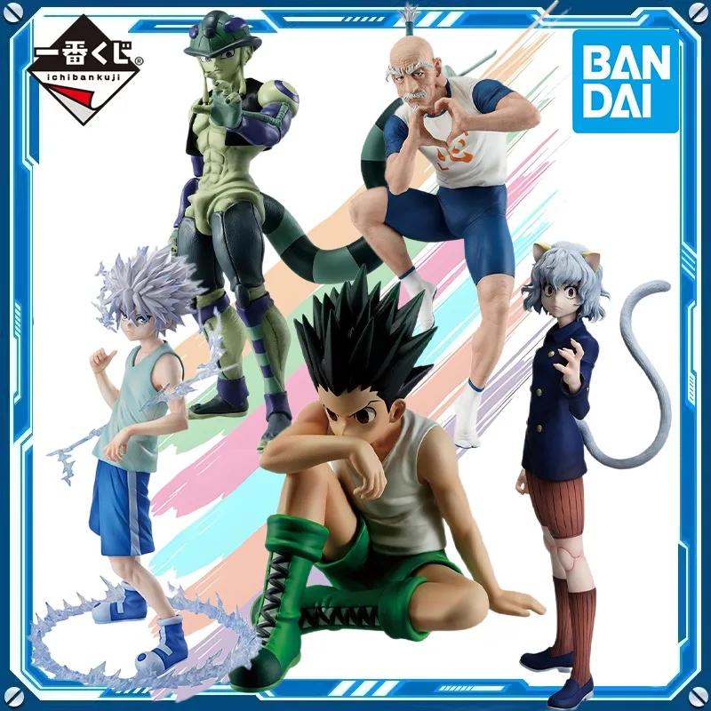 

В наличии оригинальный Bandai Ichiban Hunter x Hunter Killua Zoldyck Gon Freecss Isaac Netero Meruem аниме фигурка экшн-модель игрушки