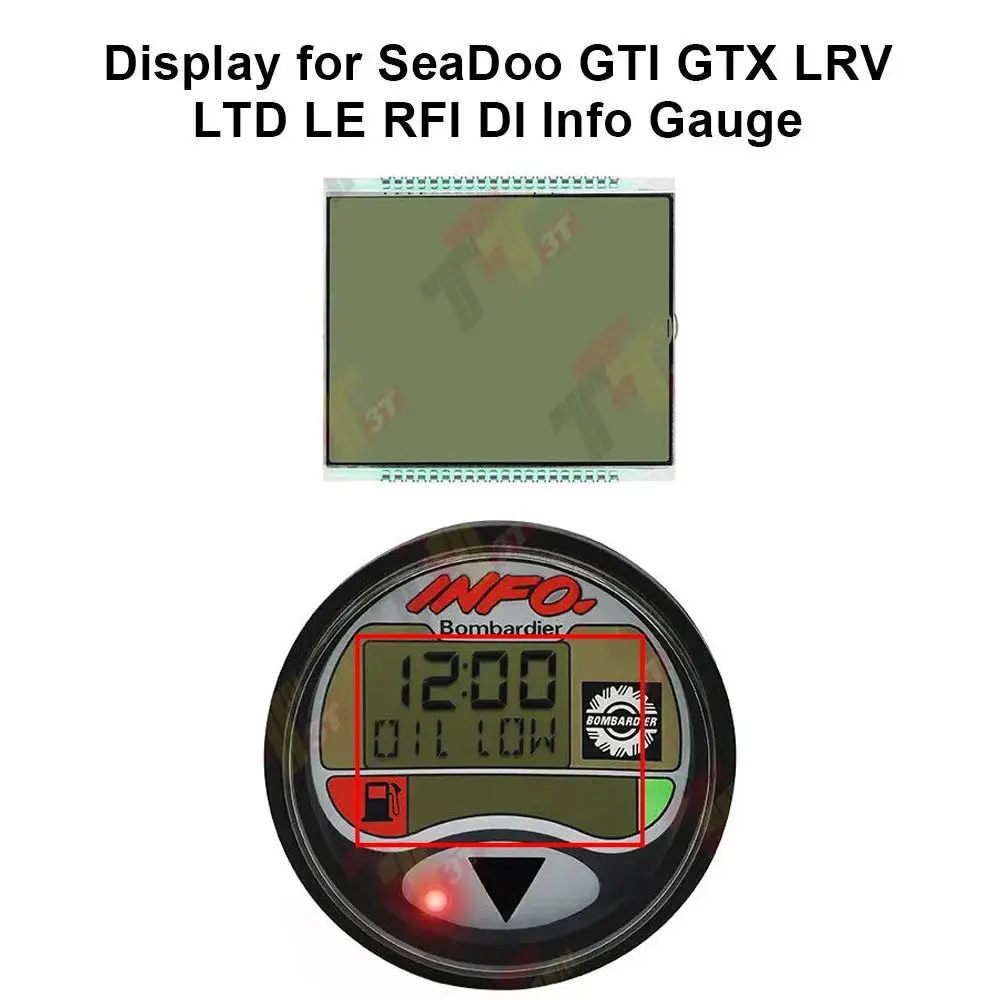 

Dashboard LCD Display for SeaDoo GTI GTX LRV LTD LE RFI DI Info Gauge