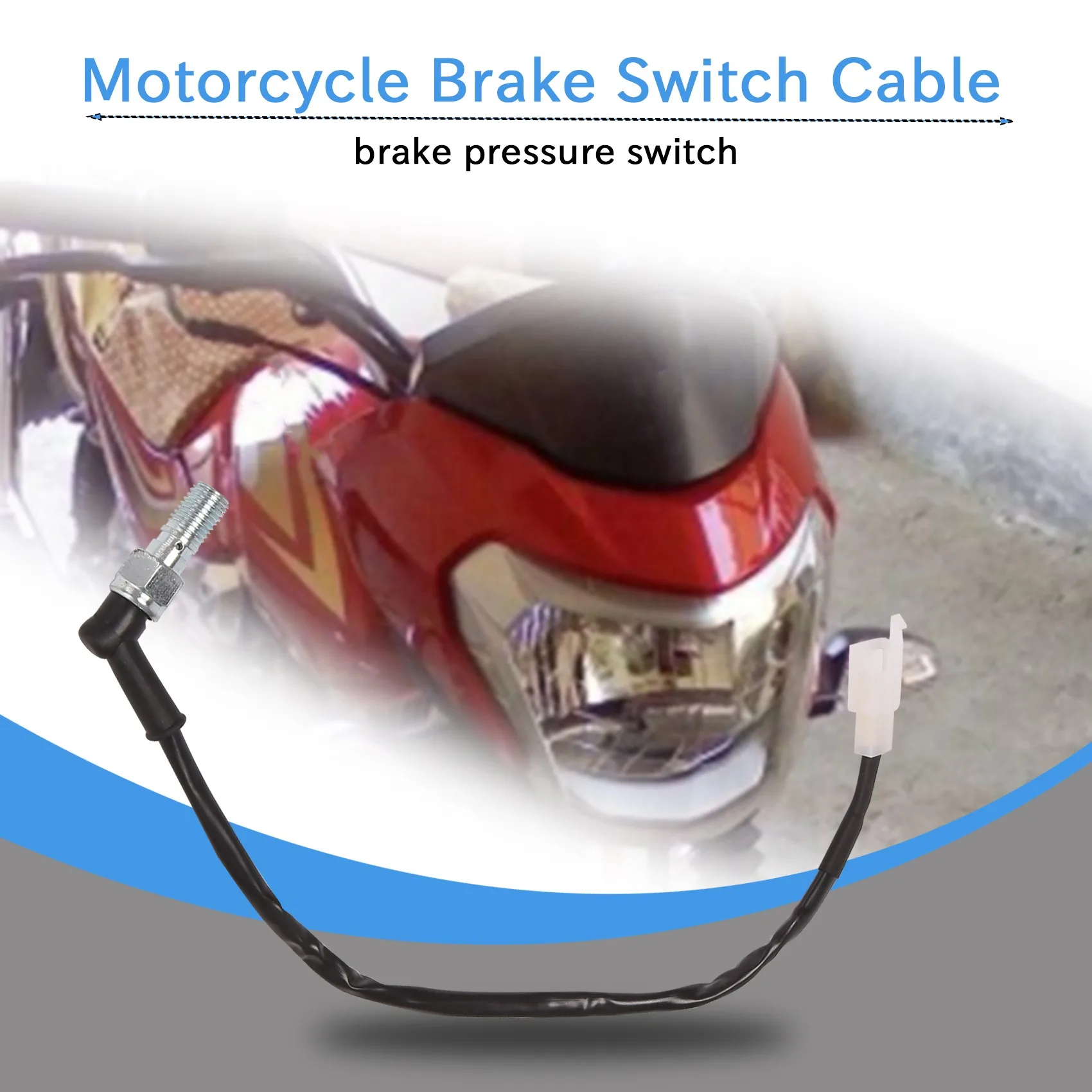 

Classic-Universal Motorcycle Hydraulic Brake Pressure Rear Light Switch Hollow Bolt Accessories